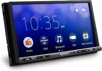 Picture of Sony XAV-AX3200 7-Inch Multimedia Receiver with Apple CarPlay/Android Auto | 6.95-In Touchscreen, Built-In Bluetooth, WebLink Cast Mirroring, 55W x 4 Peak Power, 10-Band EQ, Backup Camera Ready