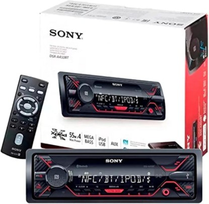 صورة Sony DSX-A410BT Single Din Bluetooth Front USB AUX Car Stereo Digital Media Receiver (No CD Player)