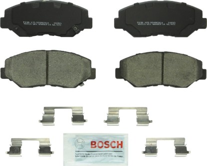 Picture of BOSCH BC914 QuietCast Premium Ceramic Disc Brake Pad Set - Front | Compatible with Select Acura ILX; Honda Accord, Civic, CR-V, Element, Fit