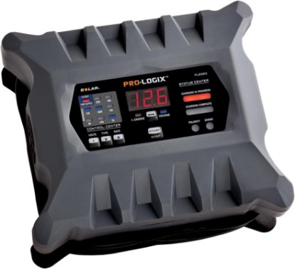 Picture of Clore Automotive PL2320 20-Amp Fully-Automatic Smart Charger, 6V and 12V Battery Charger, Battery Maintainer, and Stable Power Supply with Temperature Compensation