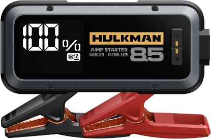 Picture of Hulkman Alpha85S,Space Gray, 2000A 74Wh Smart Jump Starter with -40℉ Start Tech, 12V Portable Car Battery Booster, 3.3" LED Display, USB-C Power Pack, Jumper Cables for up to 8.5L Gas/6.0L Diesel