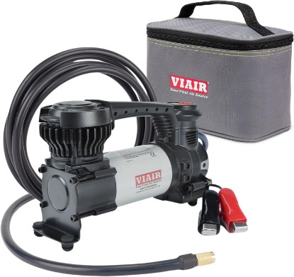 Picture of VIAIR Digital EVC88P - Portable Air Compressor Tire Inflator for Car, Truck, SUV & RV | Preset Automatic Shut Off Feature | 12V Heavy Duty On/Off Road Tire Pump Air Compressor 120 PSI