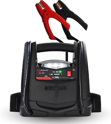 Picture of Schumacher Electric 1200A Lithium Car Battery Jump Starter and Power Station, 4-in-1 Solution, 150-PSI Air Compressor, 2.4A USB Charging, for 12V Power Sport, Automotive, and Marine Batteries, SL1562