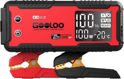 Picture of GOOLOO GT4000 Arctic Jump Starter with -40°F Battery Preheat Technology | 4000A Peak Jump Box for 12L Gas & 10L Diesel - 100W Two-Way Fast Charging - 150W DC Output - Reliable Starts at -40°F