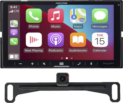 Picture of Alpine ILX-W670, 7-Inch Double DIN Digital Multimedia Receiver Compatible with Apple Carplay and Android Auto - Includes EchoMaster Backup Camera