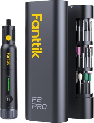 Picture of Fanttik F2 PRO Cordless Rotary Tool Kit with Strong Magnetic Motor 5 Speed | Revostor Hub, 5 Speed, 25000 RPM, 55 Accessories, for 3D Printed Sanding, Polishing, Drilling, Carving, Cutting DIY Craft