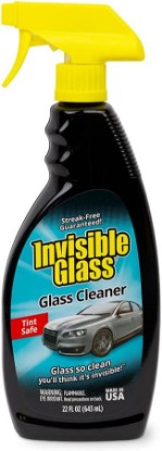 Picture of Invisible Glass Auto Glass Cleaner Spray, 22 fl oz, 92164 | Streak-free, ammonia-free and tint-safe spray for windshields, vehicle windows and mirrors
