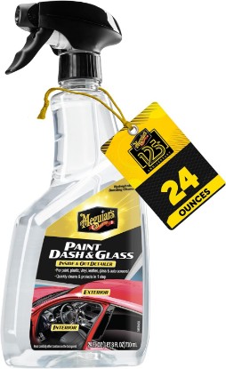 Picture of Meguiar's Paint Dash & Glass, 24 Oz | All-In-One Paint, Dash & Glass Detailer Cleans Interior & Exterior Surfaces for Fast Shine & Car Care Touch-Ups