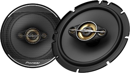 Picture of PIONEER A-Series Plus TS-A1681F 6.5" 4-Way Coaxial Car Speakers 350W Max | Ideal Factory Upgrade, Balanced Sound + Smooth Treble, Enhanced Bass, Installation Adaptors Included