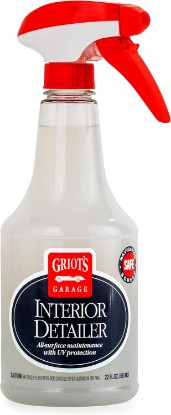 Picture of Griot's Garage Interior Detailer, Light-Duty Car Cleaner for All Surfaces, Including Vinyl, Leather, Metal, Plastic, Glass, and More, 10975, 22oz