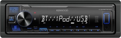 Picture of Kenwood KMM-BT270U Bluetooth Digital Media Car Stereo Receiver with USB Port – AM/FM Radio, MP3 Player, High Contrast LCD, Detachable Face Plate, Single DIN, 13-Band EQ