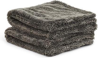 Picture of Griot's Garage PFM Ultrafast Edgeless Towels for Car Cleaning and Detailing, Hyper-Absorbent, Scratch-Free, Compact, 16” x 16”, Set of 2, 55539