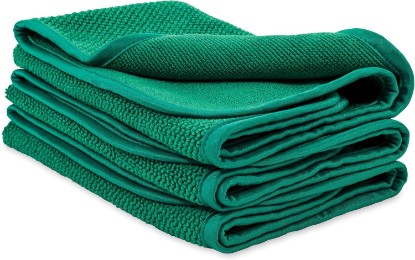 Picture of Griot's Garage Dual Weave Interior Towels for Car Detailing, Cleaning, and Polishing, Ultra-Absorbent, Scratch and Lint-Free, 16” x 16”, Set of 3, 10282