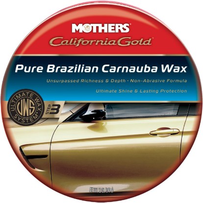 Picture of Mothers California Gold Pure Brazilian Carnauba Wax, 12 oz. Paste (05550) | Ultimate Wax System Step 3, Delivers Deep Shine & Long-Lasting Protection, Enhances Richness & Depth for All Paints