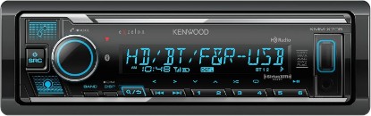 Picture of Kenwood KMM-X705 Excelon Digital Multimedia Car Stereo - Single DIN with Bluetooth, AM/FM HD Radio, Alexa Built in, Variable Color, SiriusXM