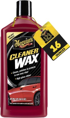 Picture of Meguiar’s Cleaner Wax, 16 Oz | Liquid Car Wax,Cleans, Polishes And Protects, Use On Exterior Paint And Clear Coat Surfaces On Cars, Trucks & Suvs