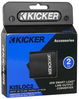 صورة KICKER 46KISLOC2 K-Series Stereo Line-Output Converter w/Remote Turn-On Output
