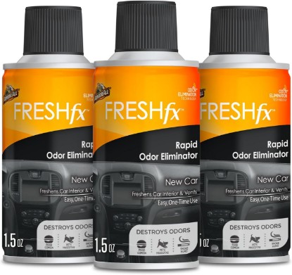 Picture of Armor All Fresh Fx Odor Eliminator Car Fogger (3 Count), Car Air Freshener, New Car Scent
