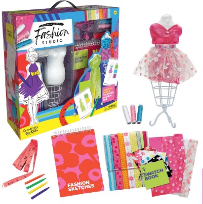 Picture of Creativity for Kids Designed by You Fashion Studio: DIY Fashion Designer Craft Kit for Girls, Dress Design Toy & Sewing Set for Kids, Gifts and Toys for Girls (Ages 9+)