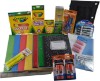 صورة Crayola Back to School Bundle - Includes Colored Pencils, Markers, Crayons, Erasers, Pens, Scissors, Glue Sticks, Folders, Notebooks, and Ruler