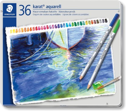 Picture of STAEDTLER Set 125 M36 36 Colors Dilshan Watercolor Pencil The Forest Stewardship Council