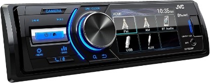 صورة JVC KD-X560BT - Digital Media Car & Marine Bluetooth Receiver iPhone/Android/USB/AUX Car Stereo with Rear Camera Input