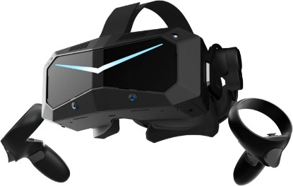Picture of Pimax Crystal Super VR Headset, 3840x3840 per Eye, Ultrawide, 140° FOV, Eye- Tracking, Ultra-Sharp for Flight & Racing Simulators & Gaming, DP Connection with PC