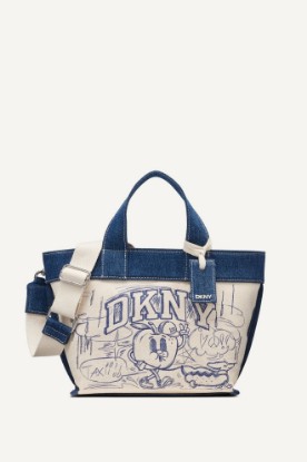 BRADY CANVAS SMALL GRAFFITI LOGO CROSSBODY BAG VIEW 1