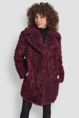 FAUX TEDDY FUR JACKET VIEW 1