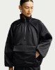 Nike Sportswear Women's Satin 1/4-Zip Anorak - Black/Black