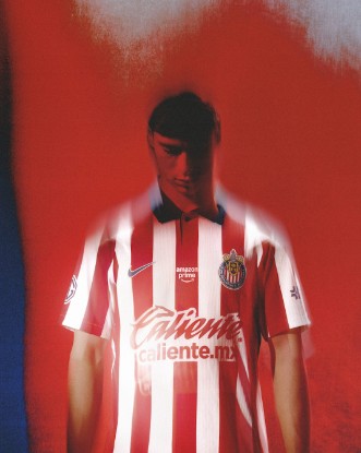 C.D. Guadalajara 2026/27 Stadium Home Men's Nike Dri-FIT Soccer Replica Jersey - White/Speed Red/Loyal Blue