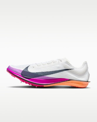 Nike Dragonfly 2 Elite Track & Field Distance Spikes - White/Hyper Violet/Bright Crimson/Obsidian
