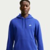 Nike Club Men's Pullover Fleece Hoodie - Old Royal/Old Royal/White