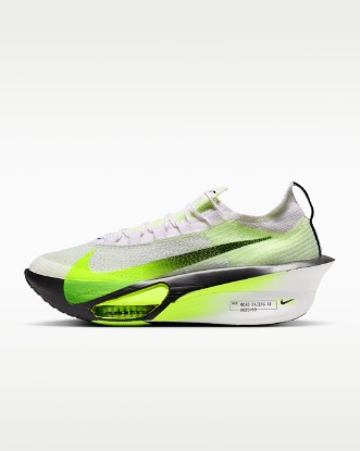 Nike Alphafly 3 Men's Road Racing Shoes - White/Volt/Barely Volt/Black