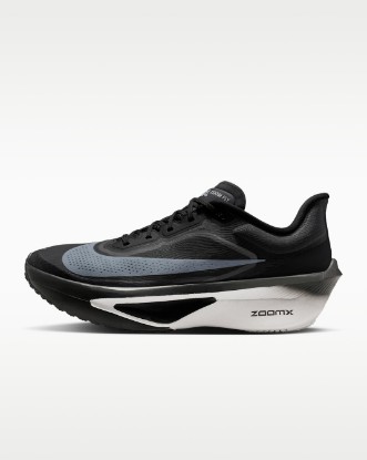 Nike Zoom Fly 6 Men's Road Racing Shoes - Black/Light Smoke Grey/White