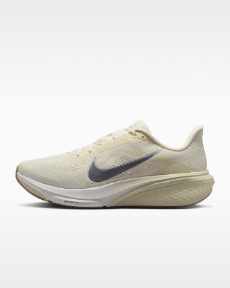 Nike Pegasus 42 Men's Road Running Shoes - Coconut Milk/Light Khaki/Gum Light Brown/Metallic Silver