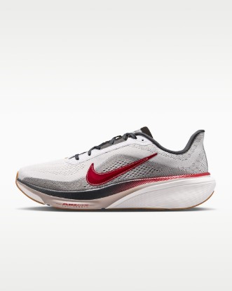 Nike Pegasus 42 Men's Road Running Shoes - Summit White/Off Noir/Light Iron Ore/Fusion Red