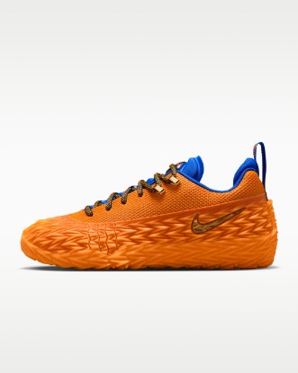 Nike S.T. Charge "Foundation" Basketball Shoes - Bright Ceramic/Laser Orange/Bright Crimson/Metallic Gold