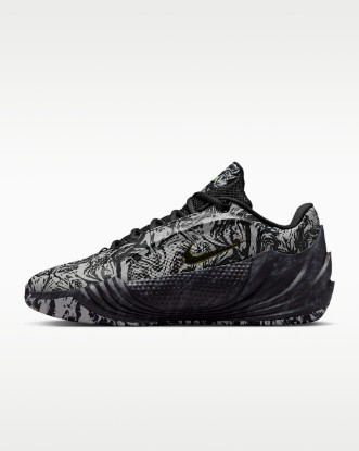 Giannis Freak 8 "Etched in Stone" Basketball Shoes - Black/Light Smoke Grey/Volt