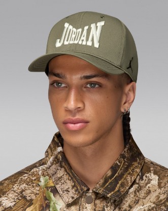 Jordan Brooklyn Rise Cap Adjustable Realtree Hat - Medium Olive/Sail
