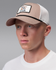 Jordan Rise Structured Trucker Hat - Khaki/White/White/Black