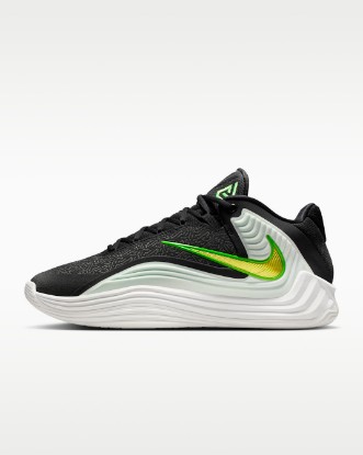 Giannis Freak 7 "Double Take" Basketball Shoes - Black/Sail/Luminous Green