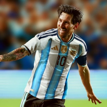 Argentina 26 Home Authentic Jersey