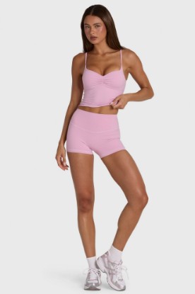 صورة Soft Active Mini Shorts in Sweet Pink