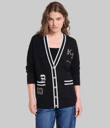صورة VARSITY CARDIGAN WITH PATCHES
