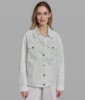 صورة BOW JACQUARD DENIM JACKET