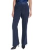 صورة WIDE LEG DENIM TRIM PINSTRIPE PANT