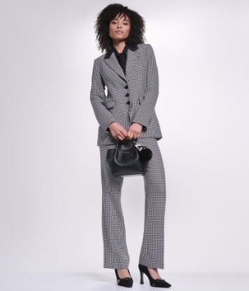 صورة CROPPED DOUBLE-BREASTED SCRUNCH SLEEVE JACKET