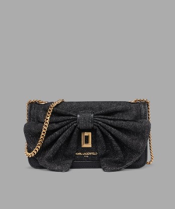 صورة KOSETTE DENIM SHOULDER BAG WITH BOW