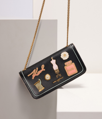 صورة KOSETTE SHOULDER BAG WITH OVERSIZED FASHION PINS